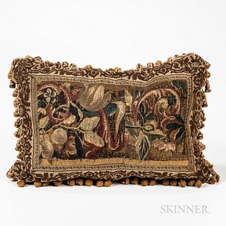 Embroidered Tapestry Pillow