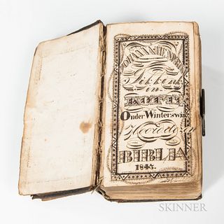 Dutch Bible with Fraktur