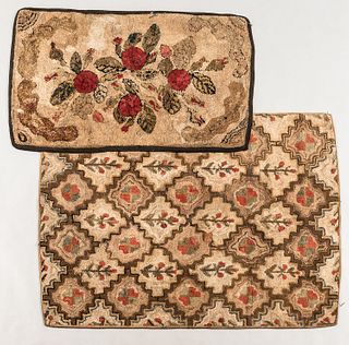 Two Hooked Rugs