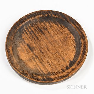Turned Tiger Maple Plate