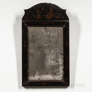 Queen Anne Chinoiserie-decorated Pine Mirror