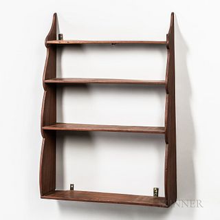 Mahogany Four-tier Shelf