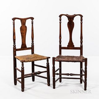 Two Yoke-back Country Chairs