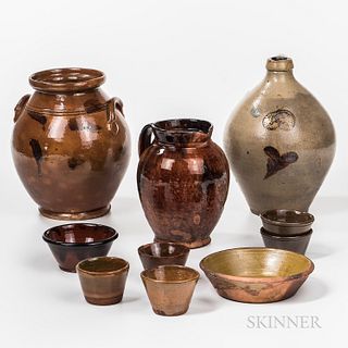 Group of Glazed American Pottery