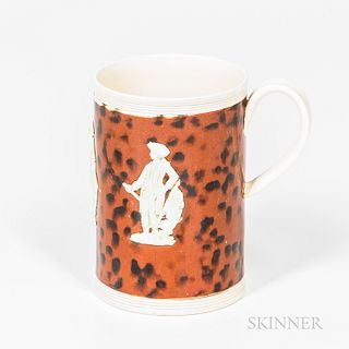 Slip-decorated Creamware "Rodney" Mug