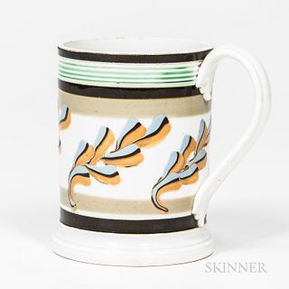 Twig Slip-decorated Pint Mug