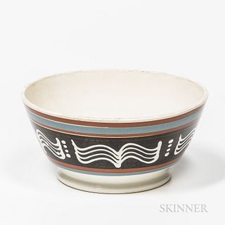 Trailed Slip-decorated Bowl