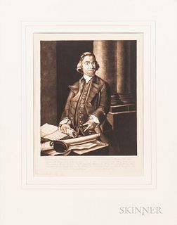 Mezzotint of Samuel Adams