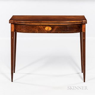 Federal Inlaid Cherry Card Table