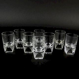 Eight (8) Circa 1960's Rosenthal Crystal Cordial Glasses