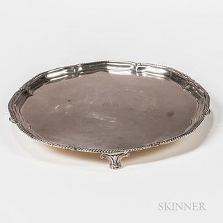George III-style Silver Salver
