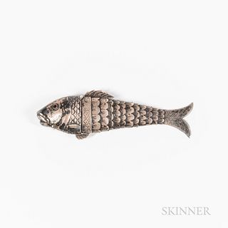 .930 Silver Articulated Fish Container