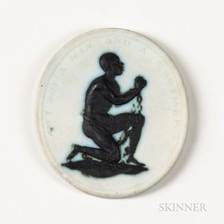Wedgwood White Jasper Slave Medallion