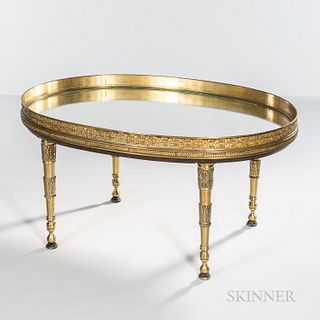Mirrored Bronze Coffee Table