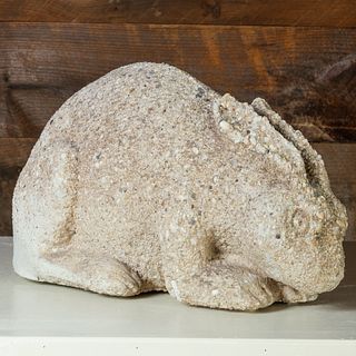 Composition Seated Rabbit