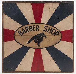Barber Shop Trade Sign