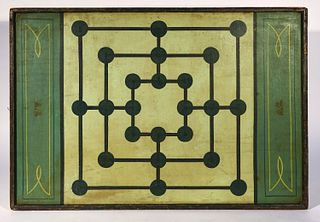 Nine Men's Morris - Checkers Gameboard