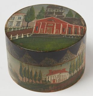 Important Bunker Hill Decorated Trinket Box