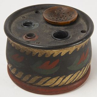 Fine Paint Decorated Treen Ink