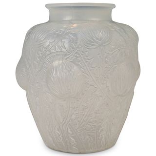Rene Lalique "Domremy" Glass Vase