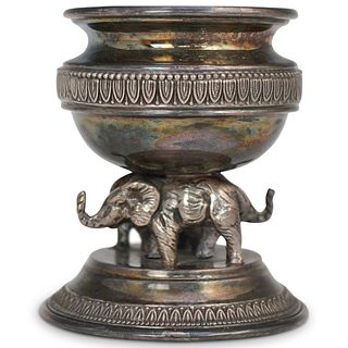Camusso Silver Elephant Inkwell