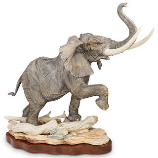 Boehm Limited Edition "Bull Elephant" Porcelain