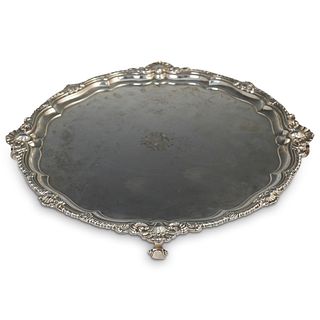 Antique English Sterling Silver Tray
