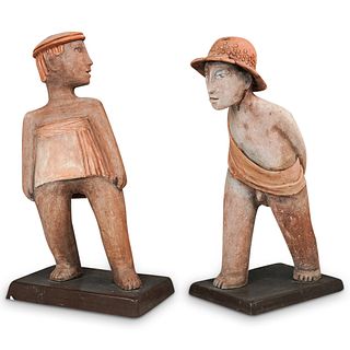 Clivia A. Calder Morrison (American, 1909-2010) Clay Sculptures