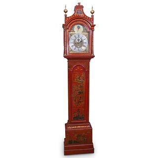18th Cent. "Anth Bennett" English Chinoiserie Grandfather Clock
