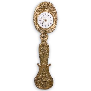 Antique French Dore Bronze Clock