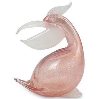 Signed Murano Glass Pelican