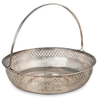 Sterling Silver Reticulated Basket