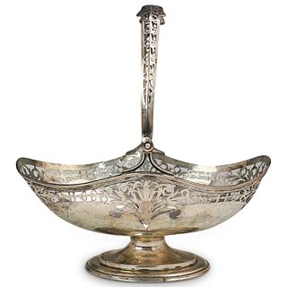 Sterling Silver Footed Basket