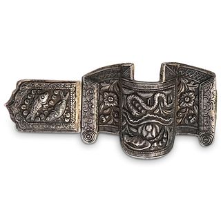 Antique Chinese Silver Belt buckle