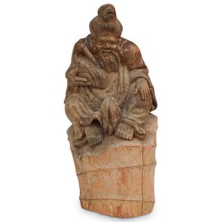 Chinese Carved Bamboo Figural Sculpture