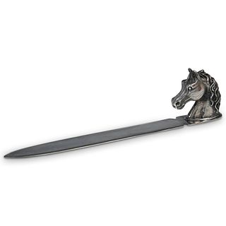 Reed & Barton Silver Plated Horse Letter Opener