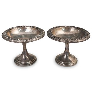 (2 Pc) S. Kirk & Son Sterling Silver Compote