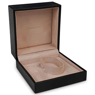 Bulgari Black Leather Jewelry Box