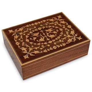 Italian Inlaid Wood box
