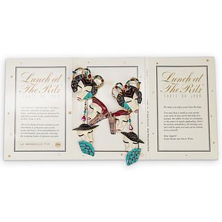 Pair of "Lunch at the Ritz" Fashion Earrings