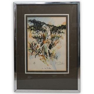 Jones Gerard "In the Fields" Signed Lithograph