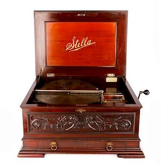 Mermod Freres "Stella" Disc Music Box, Circa 1900