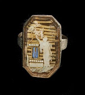 Fine Early Mourning Ring - 1780
