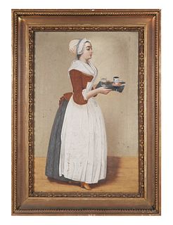 Jean-Etienne Liotard, after, Chocolate Girl, O/C