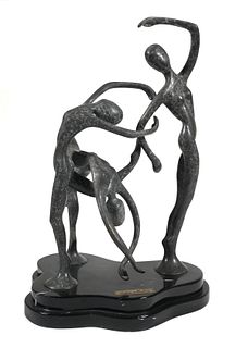 OSHRA MICHAN Abstract Bronze Sculpture 