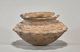 Pre-Columbian Scalloped Rim Bowl
