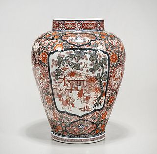 Japanese-Style Porcelain Vase