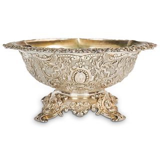 French Sterling Silver Footed Center Bowl