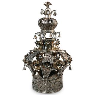 Antique Silver Torah Crown