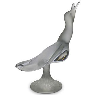 Lalique "Daphnis Seagull" Crystal Sculpture